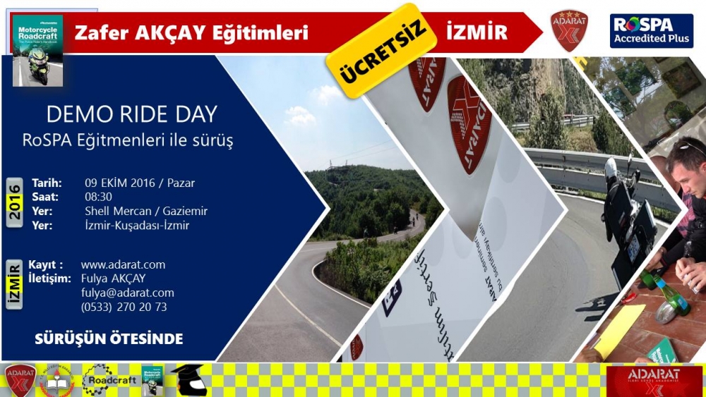 DEMO RIDE DAY - İZMİR 09 Ekim 2016