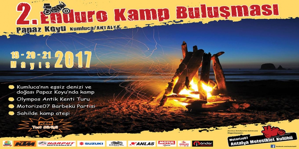 2. Enduro Kamp Buluşması 19-21 Mayıs 2017