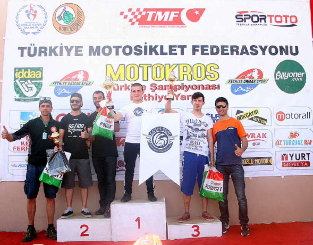 Motokros'ta İlk Coşku Fethiye'de Yaşandı