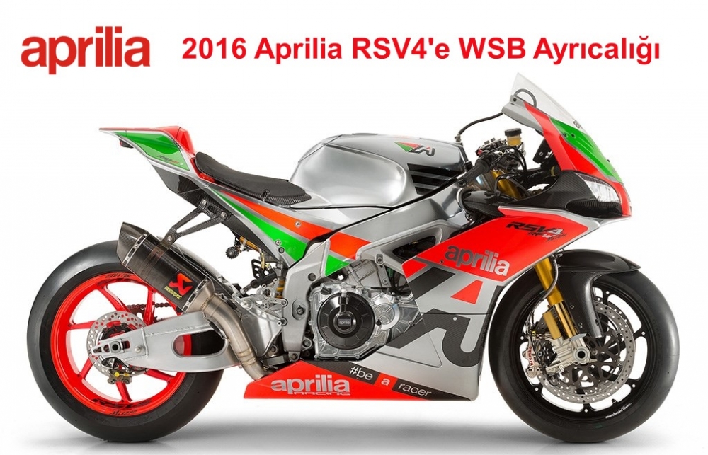 2016 Aprilia RSV4'e WSB Ayrıcalığı