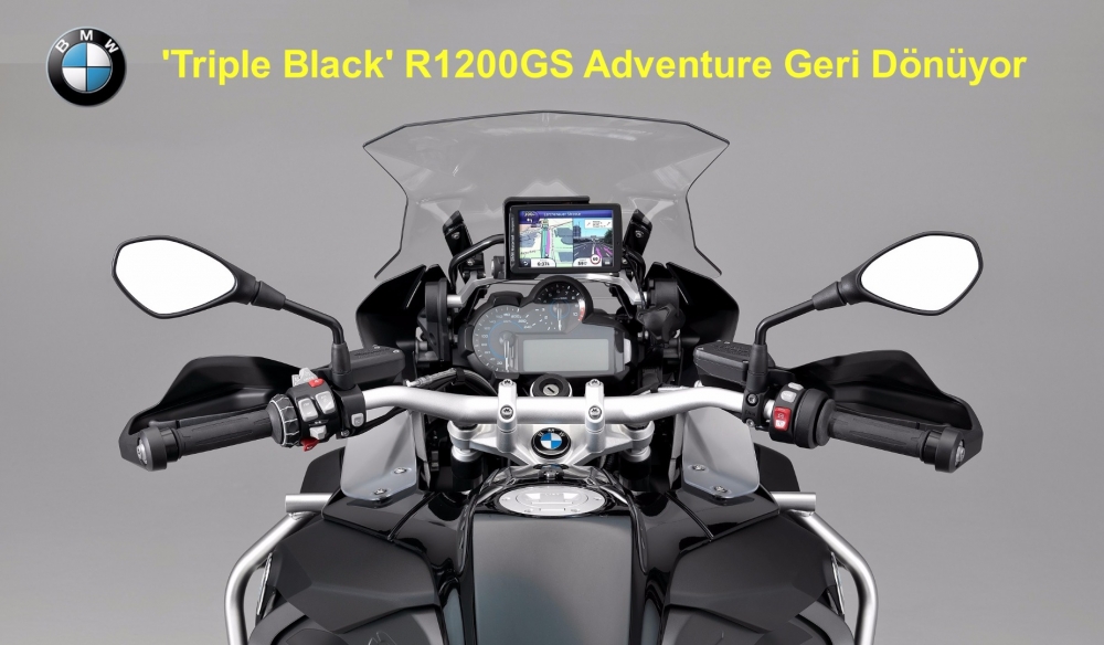 'Triple Black' R1200GS Adventure Geri Dönüyor