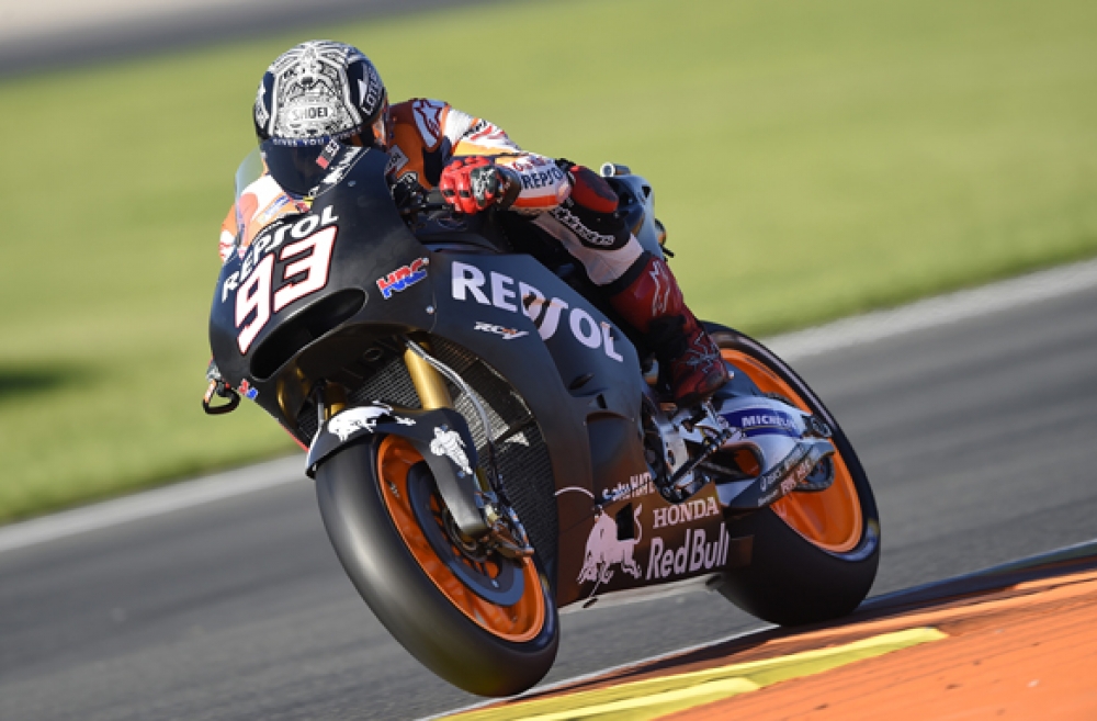 2015 MotoGP Valencia Testleri 2. Gün: Marquez Düşmesine Rağmen Liderliğini Sürdürdü