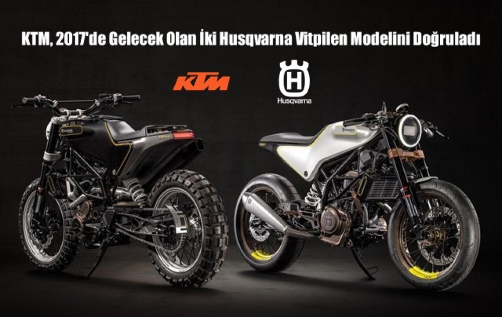 KTM, 2017'de Gelecek Olan İki Husqvarna Vitpilen Modelini Doğruladı