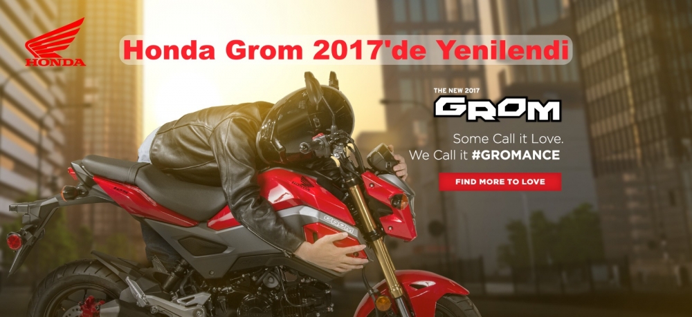 Honda Grom 2017'de Yenilendi