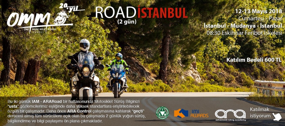 OMM Road İstanbul 12-13 Mayıs 2018