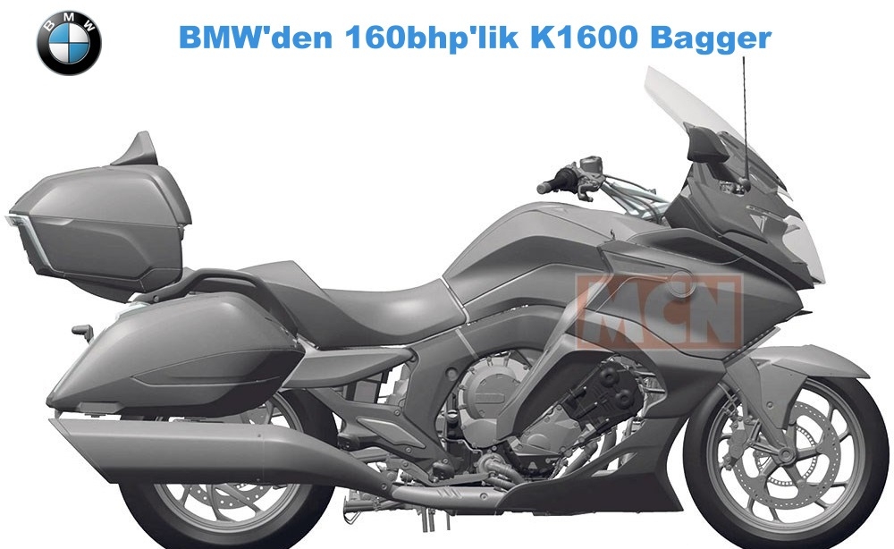 BMW'den 160bhp'lik K1600 Bagger