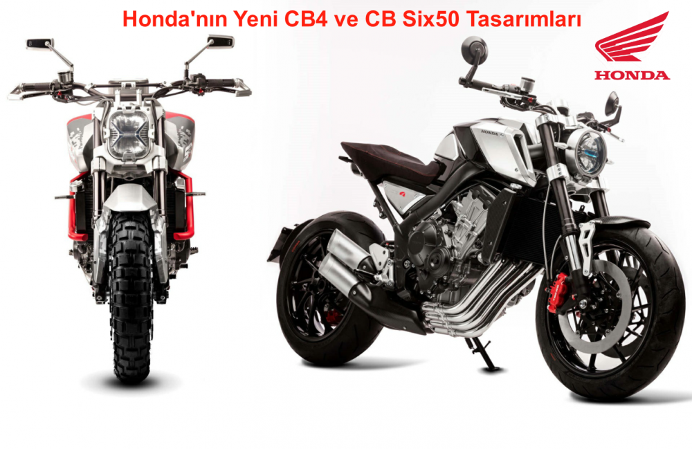 Honda'nın Yeni CB4 ve CB Six50 Tasarımları