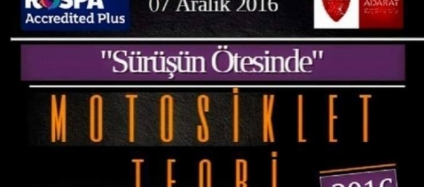 Sürüşün Ötesinde, RoadCraft Teori, 07 Aralık 2016