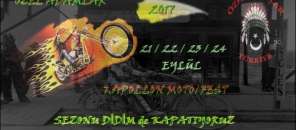 7. Apollon Motofest, Didim 21-24 Eylül 2017