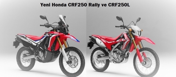 Yeni Honda CRF250 Rally ve CRF250L