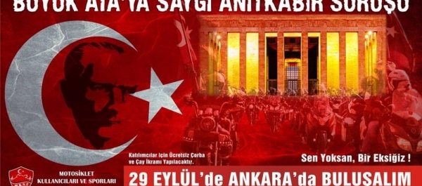 Anıtkabir ATA'ya Saygı Sürüşü