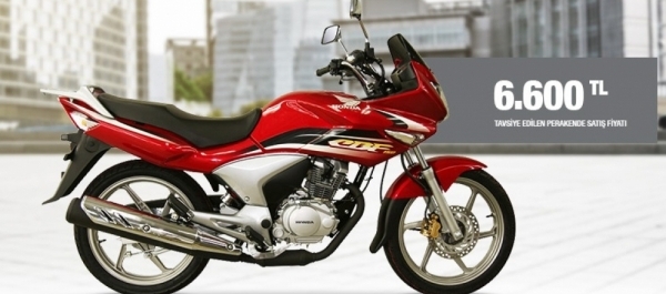 Honda CBF 150 - Tüm Kredi Kartlarına 12 Ay Taksit, %0 Faiz Fırsatı!