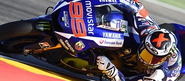 2015 Moto GP Aragon: İkinci Seansta Lorenzo Lider, Yamahalar İlk Üçte