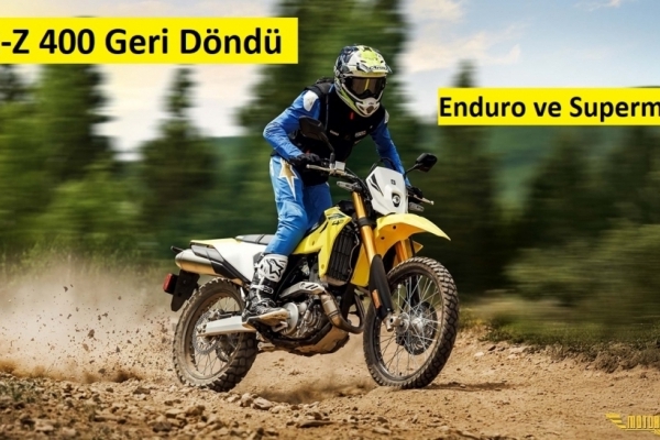 Suzuki DR-Z 400 Geri Döndü: DR-Z4S ve DR-Z4SM