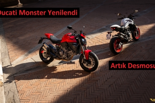 Ducati Monster Desmosuz V2 Motora Kavuştu