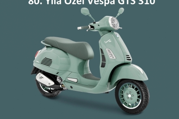 Vespa, 80. Yaşını Özel Üretim Bir Scooter ile Kutluyor
