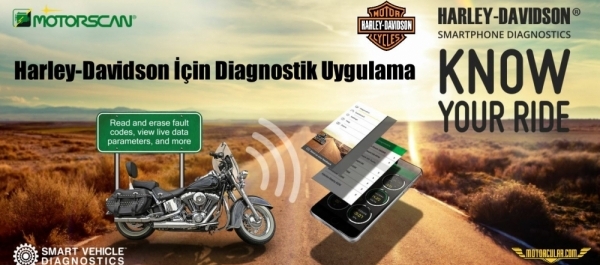 Harley-Davidson İçin Diagnostik Uygulaması Motorscan