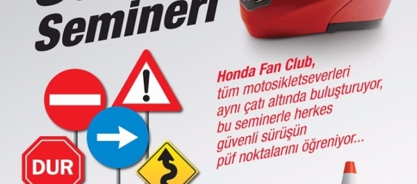 Honda Motosiklette Güvenli Sürüş Semineri