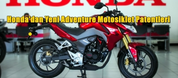 Honda'dan Yeni Adventure Motosiklet Patentleri