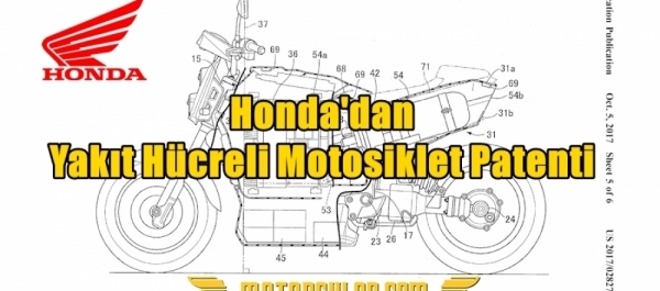 Honda'dan Yakıt Hücreli Motosiklet Patenti