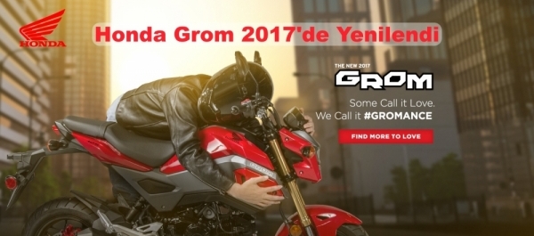 Honda Grom 2017'de Yenilendi