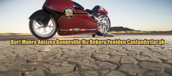 Burt Munro Anısına Bonneville Hız Rekoru Yeniden Canlandırılacak