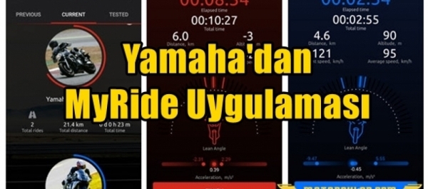 Yamaha'dan MyRide Uygulaması