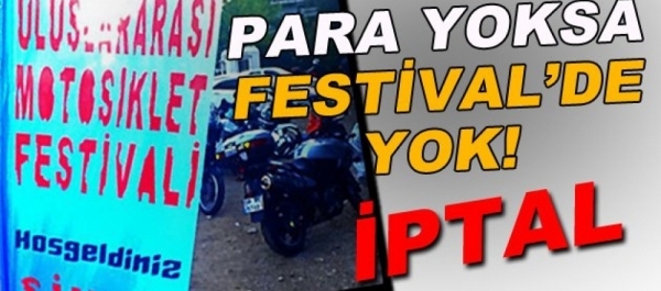 ‘Sinop Uluslararası Motosiklet Festivali' İptal Edildi