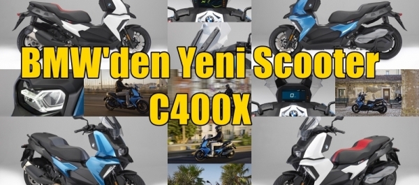 BMW'den Yeni Scooter C400X