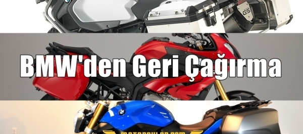 BMW'den Geri Çağırma 