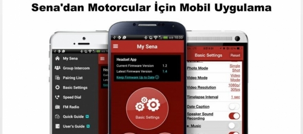 Sena'dan Motorcular İçin Mobil Uygulama