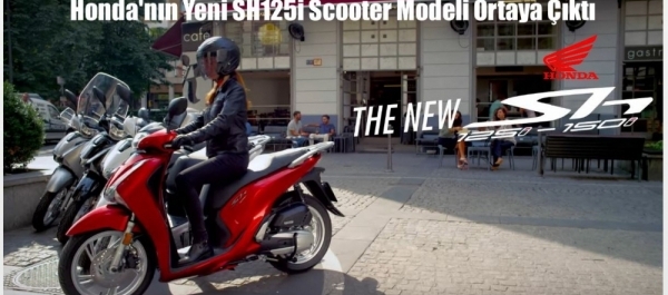 Honda'nın Yeni SH125i Scooter Modeli Ortaya Çıktı