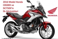 Honda 2016 model CB500X ve NC750X'in İlk Görüntülerini Yayınladı