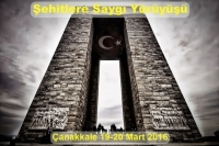 Şehitlere Saygı Yürüyüşü Çanakkale 19-20 Mart 2016