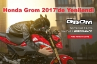 Honda Grom 2017'de Yenilendi