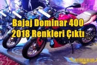 Bajaj Dominar 400 2018 Renkleri Çıktı