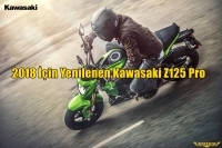 2018 İçin Yenilenen Kawasaki Z125 Pro