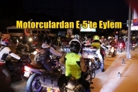 Motorculardan E-5'te Eylem