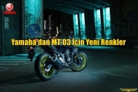 Yamaha'dan MT-03 İçin Yeni Renkler