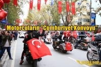 Motorcuların ''Cumhuriyet Konvoyu''