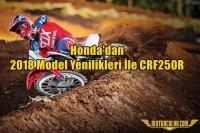 Honda'dan 2018 Model Yenilikleri İle CRF250R