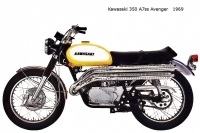 Kawasaki 350 A7ss Avenger - 1969