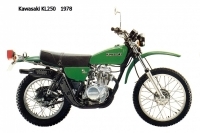 Kawasaki KL250 - 1978