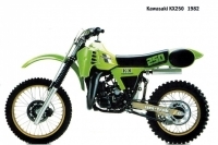 Kawasaki KX250 - 1982