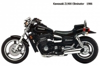 Kawasaki ZL900 Eliminator - 1986