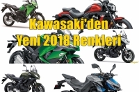 Kawasaki'den Yeni 2018 Renkleri