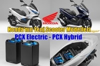 Honda PCX'in Hibrit ve Elektrikli Versiyonları Sunuldu