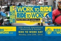 25. Uluslararası İşe Motosikletle Gitme Günü - Ride to Work Day