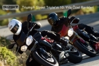 Triumph Street Triple'ın 10. Yıla Özel Renkleri