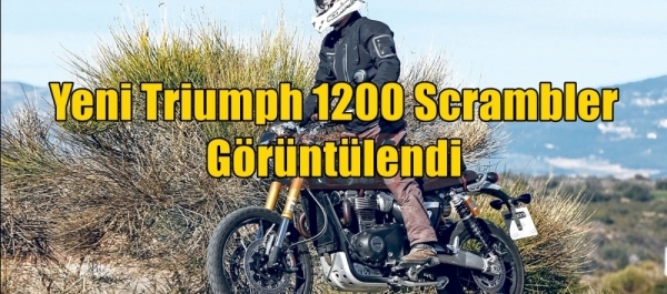 Yeni Triumph 1200 Scrambler Görüntülendi